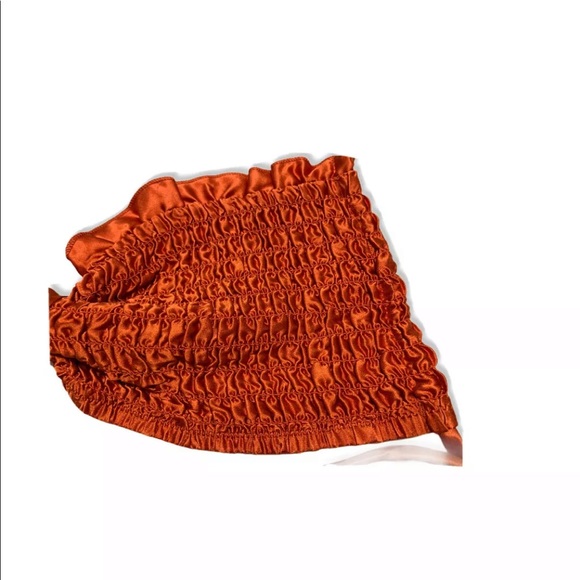 Victorias Secret Triangle Sexy Silk Ruffles Top S - Picture 4 of 8